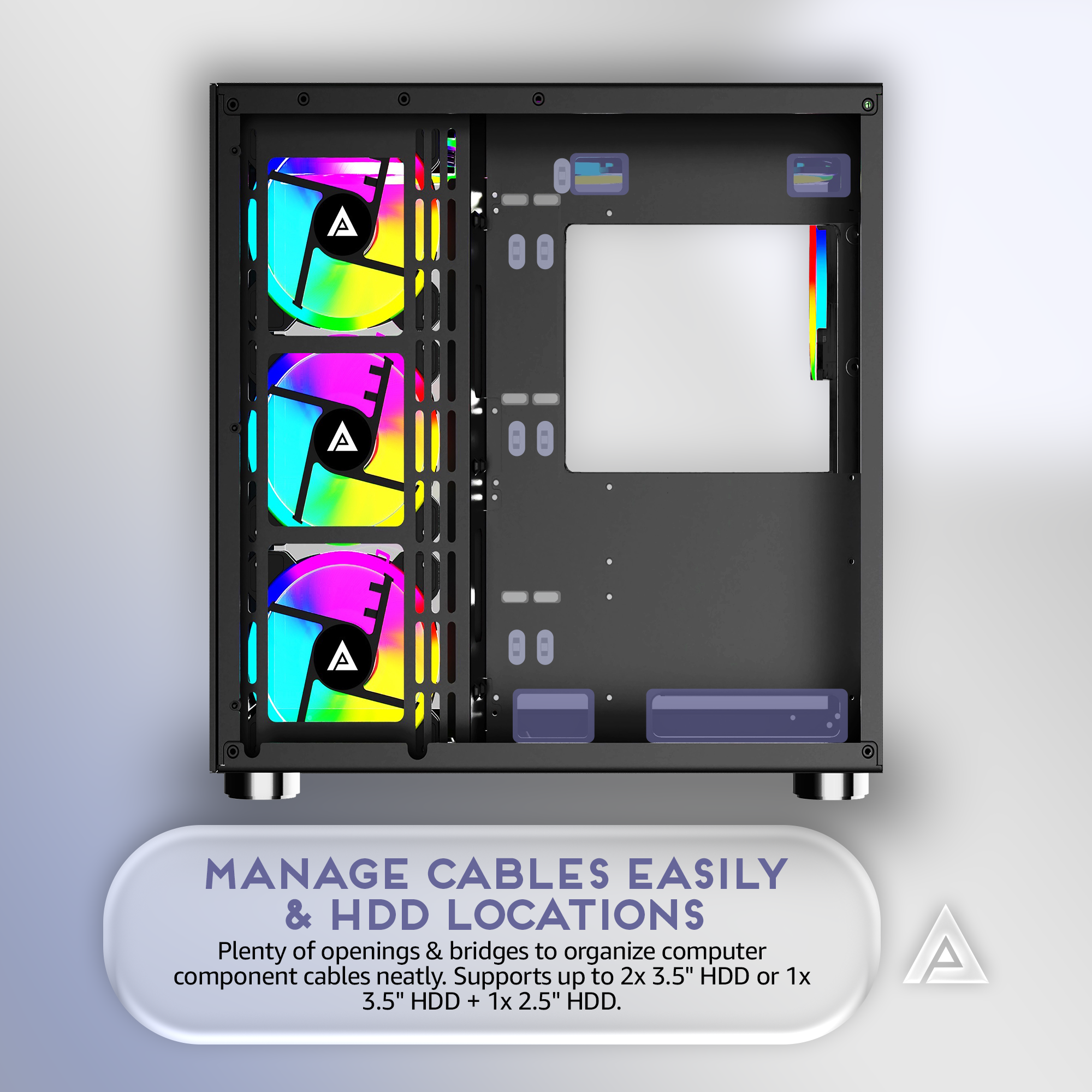 Apevia | Prism-Elite-BK | MID TOWER | Chassis